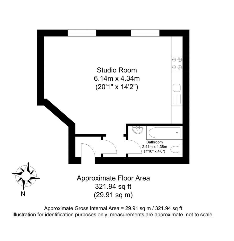 Floorplan for High Street, Lewes, BN7