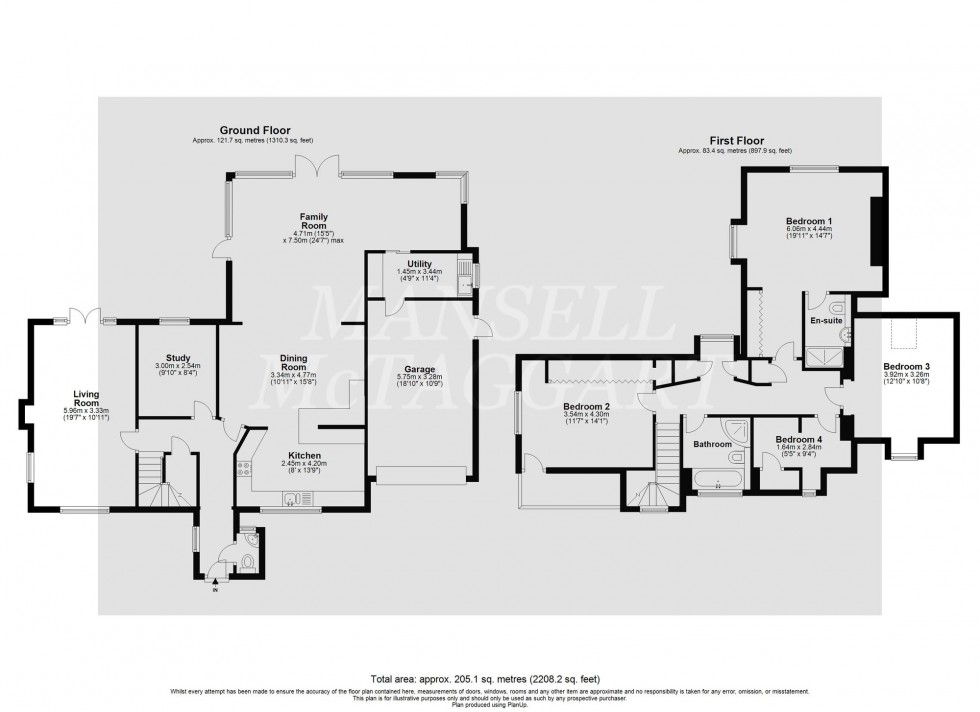 Floorplan for Mount Close, Crawley, RH10