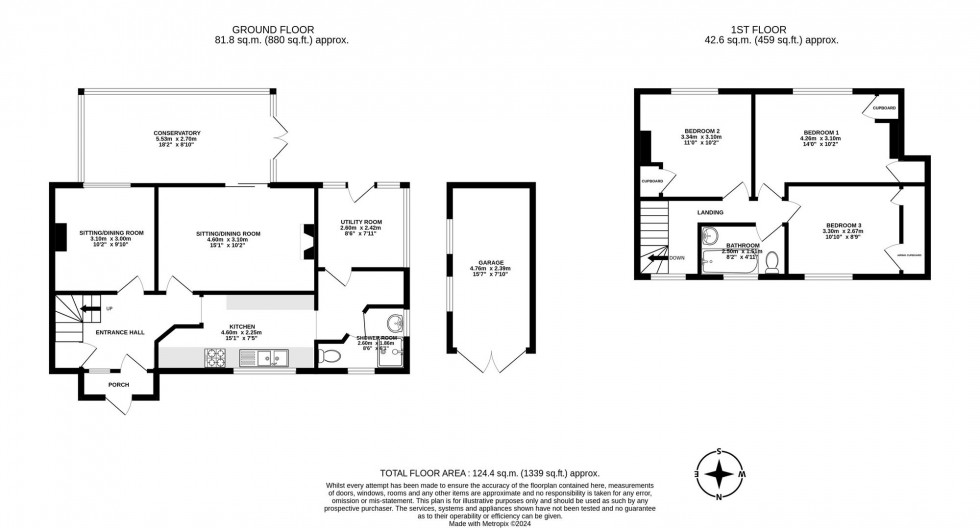 Floorplan for Castlefields, Hartfield, TN7