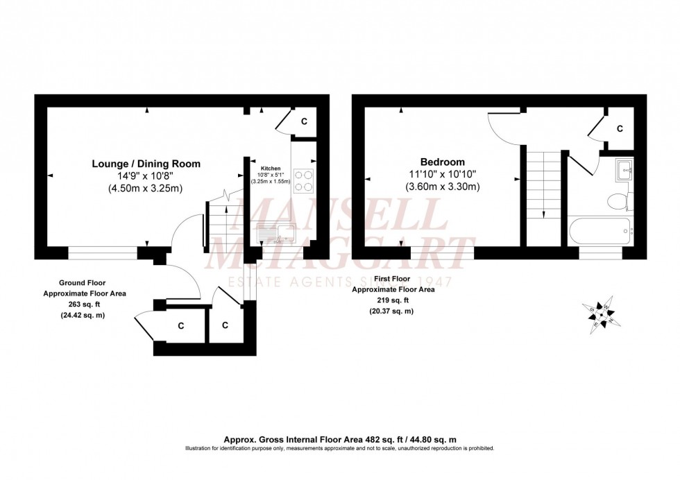 Floorplan for Bretton, Burgess Hill, RH15
