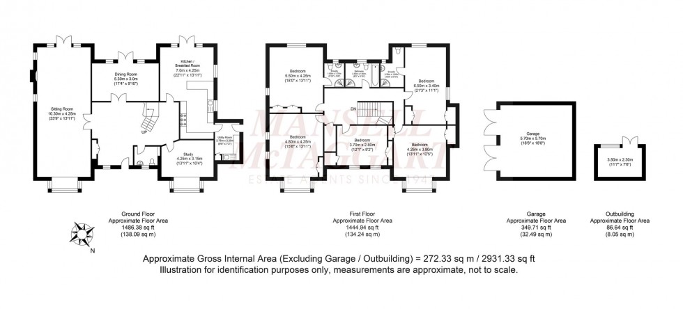 Floorplan for The Green, Dial Post, RH13