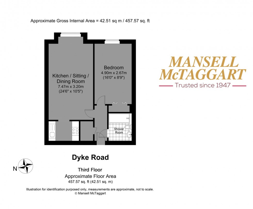 Floorplan for Dyke Road, Brighton, BN1