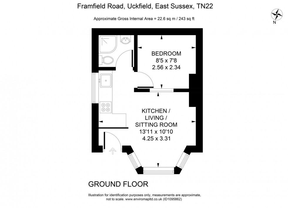 Floorplan for Framfield Road, Uckfield, TN22