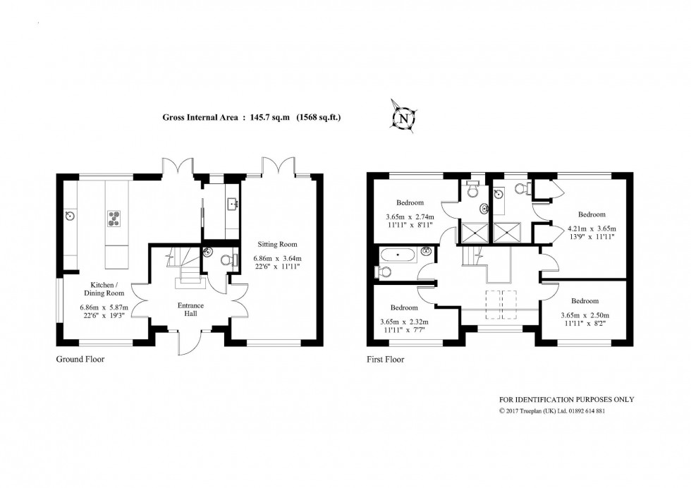 Floorplan for Lewes Road, East Grinstead, RH19