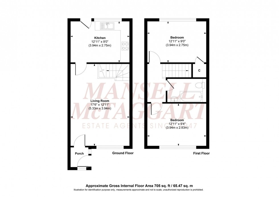 Floorplan for Burdocks Drive, Burgess Hill, RH15