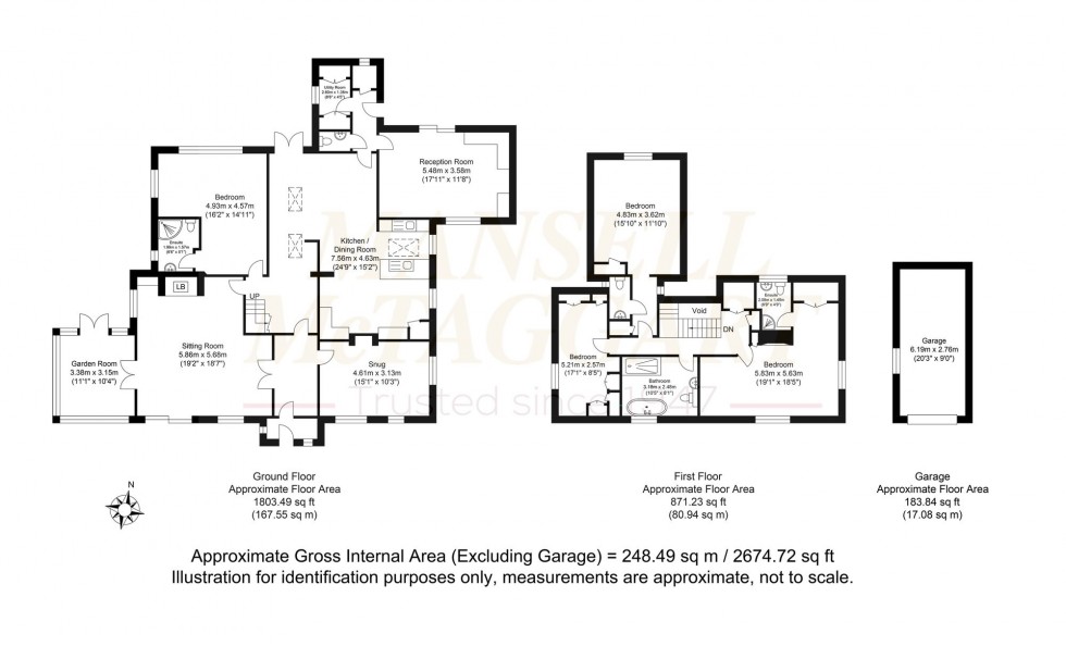 Floorplan for Sunset Lane, West Chiltington, RH20