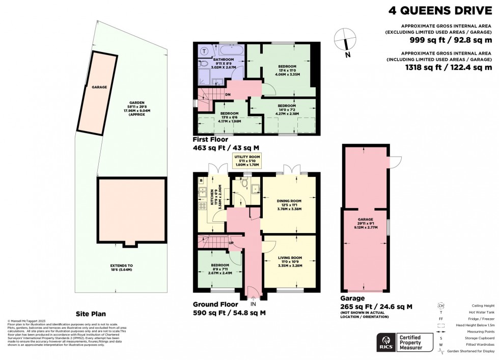 Floorplan for Queens Drive, Hassocks, BN6