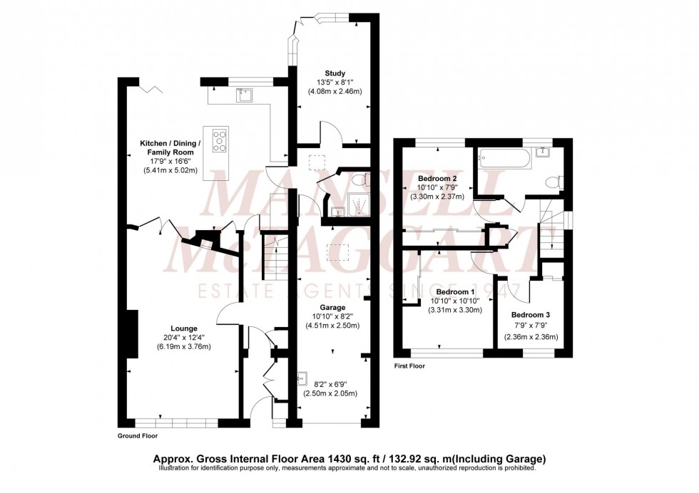 Floorplan for Potters Lane, Burgess Hill, RH15