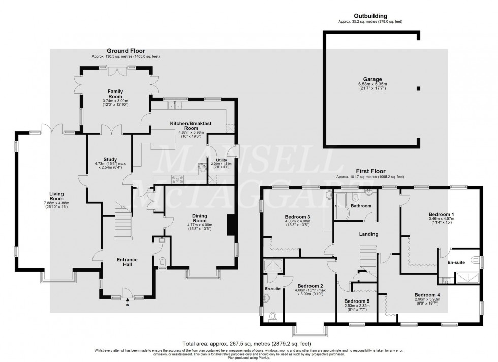 Floorplan for Mill Lane, Felbridge, RH19