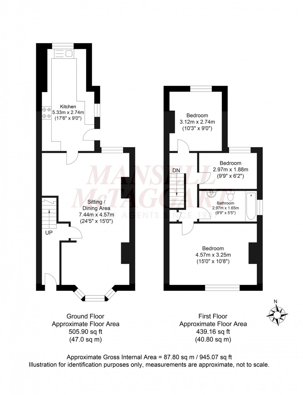 Floorplan for Old Guildford Road, Broadbridge Heath, RH12