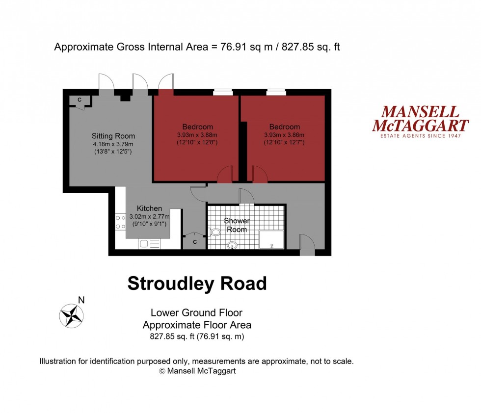 Floorplan for Stroudley Road, Gladstone House, BN1