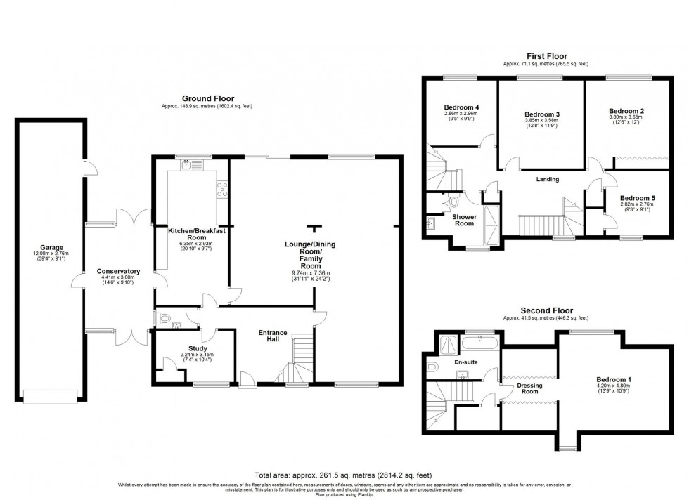 Floorplan for Orde Close, Crawley, RH10