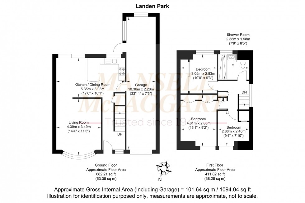 Floorplan for Landen Park, Horley, RH6