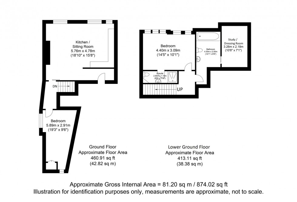 Floorplan for Market Lane, The Crown, BN7