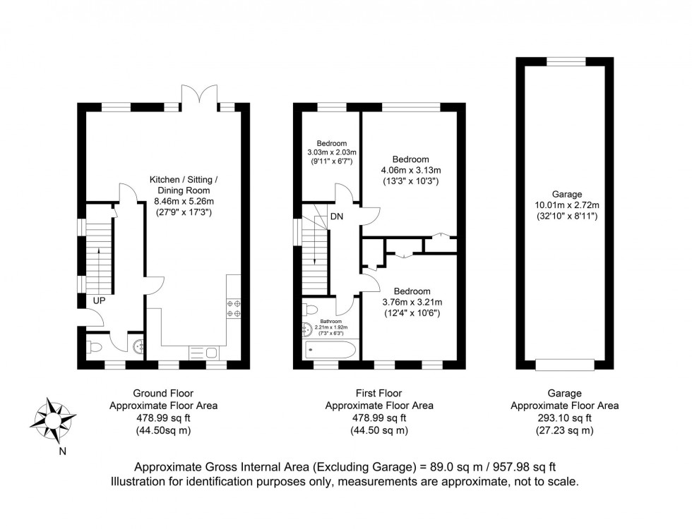 Floorplan for Springett Avenue, Ringmer, BN8