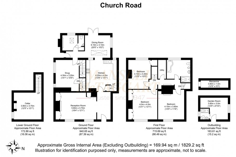 Floorplan for Church Road, Newick, BN8