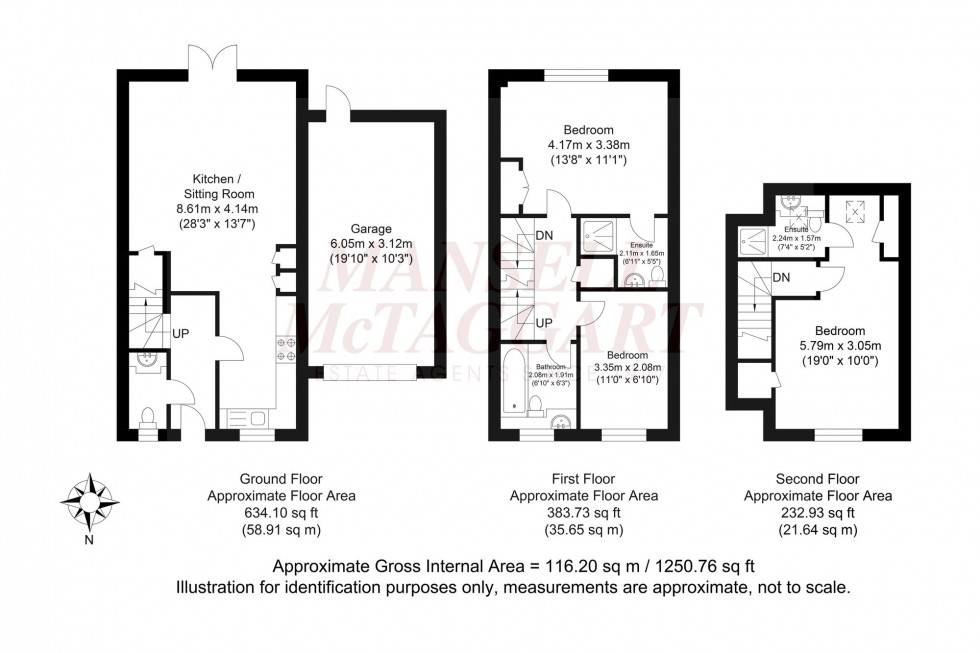 Floorplan for Tern Avenue, Horsham, RH12