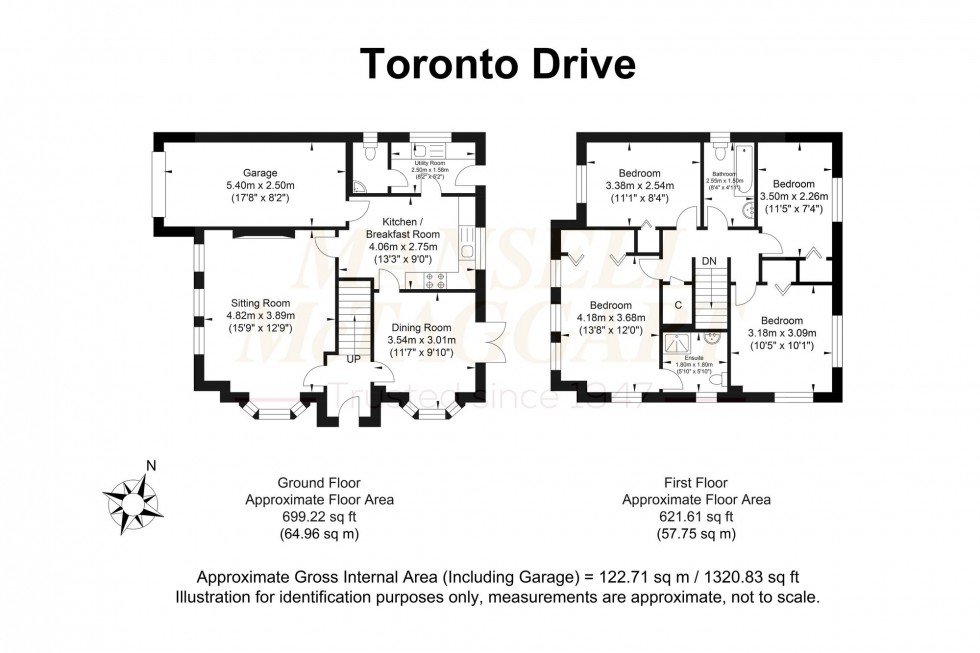 Floorplan for Toronto Drive, Smallfield, RH6