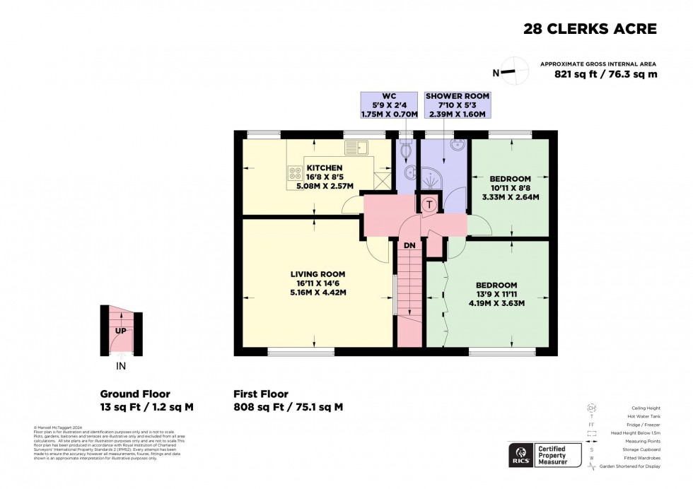Floorplan for Clerks Acre, Hassocks, BN6