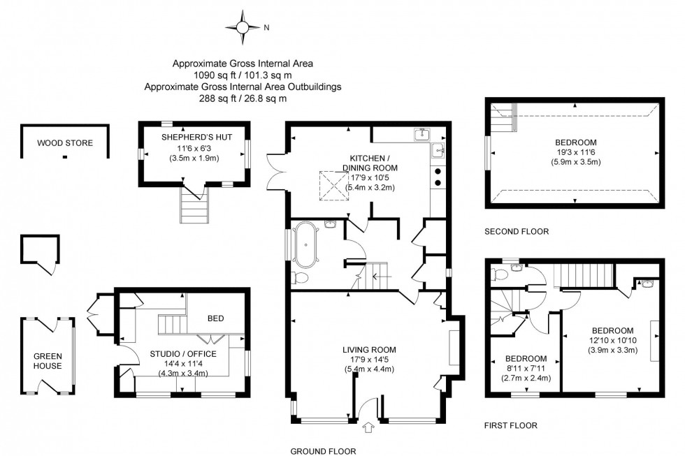 Floorplan for High Street, Cuckfield, RH17