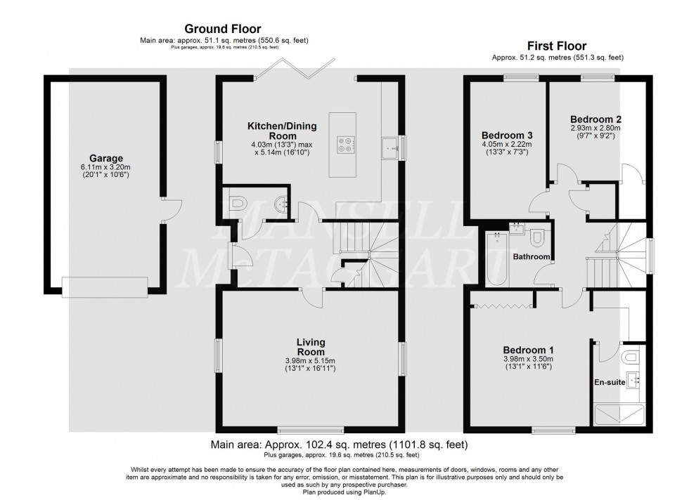 Floorplan for Gage Close, Crawley Down, RH10