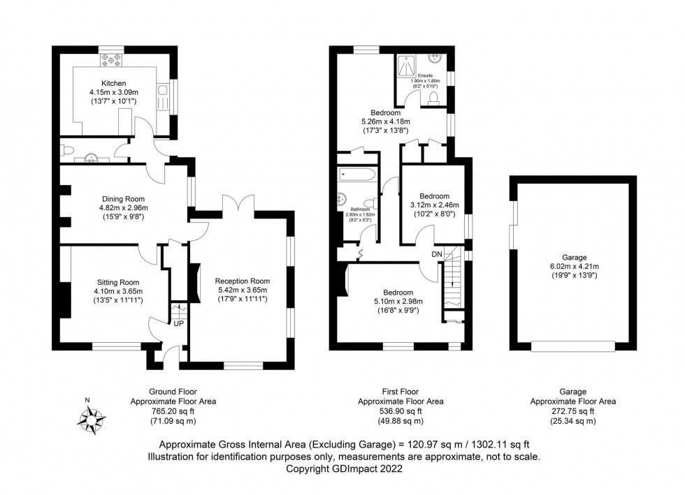 Floorplan for Haywards Heath Road, North Chailey, BN8