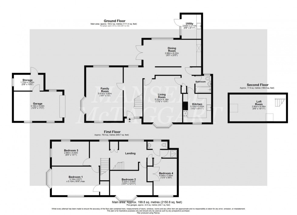 Floorplan for Cansiron Lane, Ashurst Wood, RH19