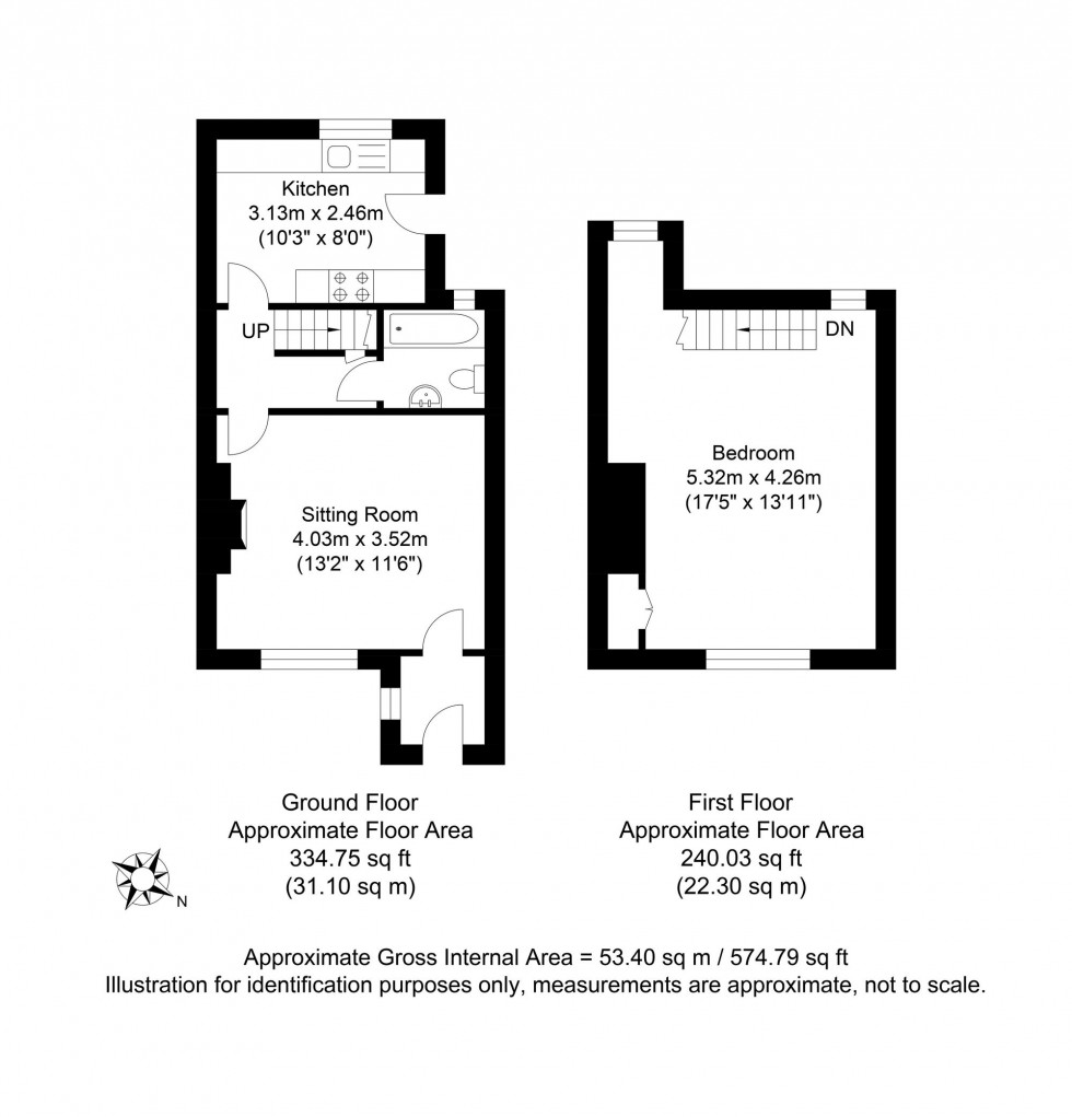 Floorplan for The Street, Kingston, BN7