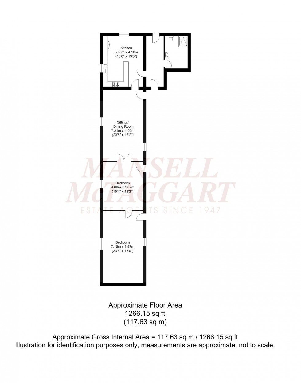 Floorplan for Palehouse Common, Framfield, TN22