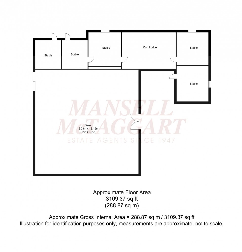 Floorplan for Palehouse Common, Framfield, TN22