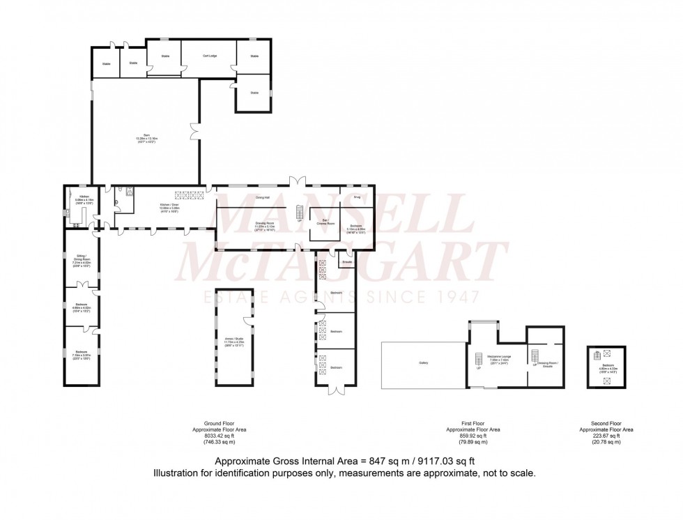 Floorplan for Palehouse Common, Framfield, TN22