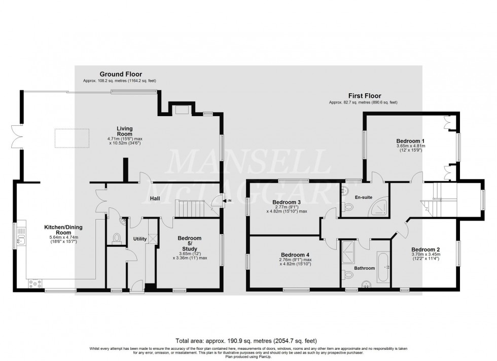 Floorplan for Station Road, Cowden, TN8