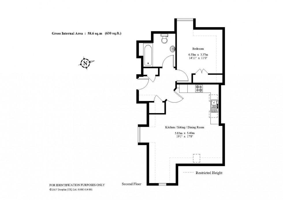 Floorplan for Maddox Drive, Crawley, RH10