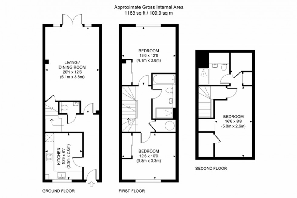 Floorplan for Boston Road, Haywards Heath, RH16