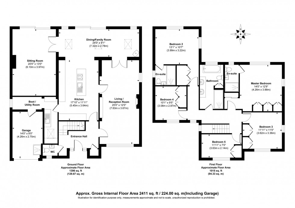 Floorplan for Firtoft Close, Burgess Hill, RH15