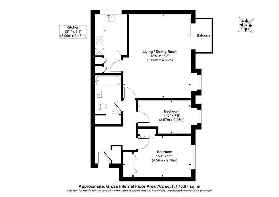 Floorplan for Great Heathmead, Anscome House Great Heathmead, RH16