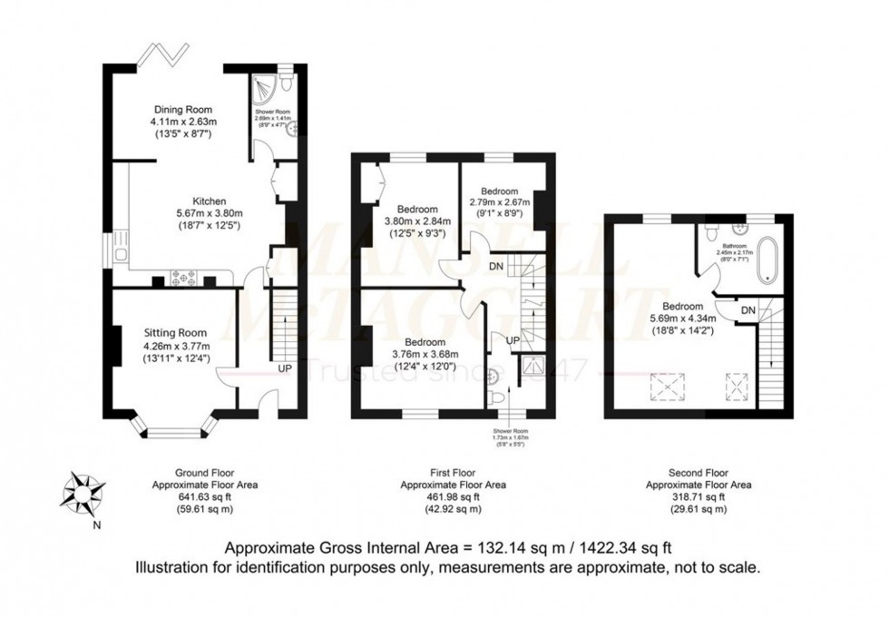 Floorplan for East Beeches Road, Crowborough, TN6