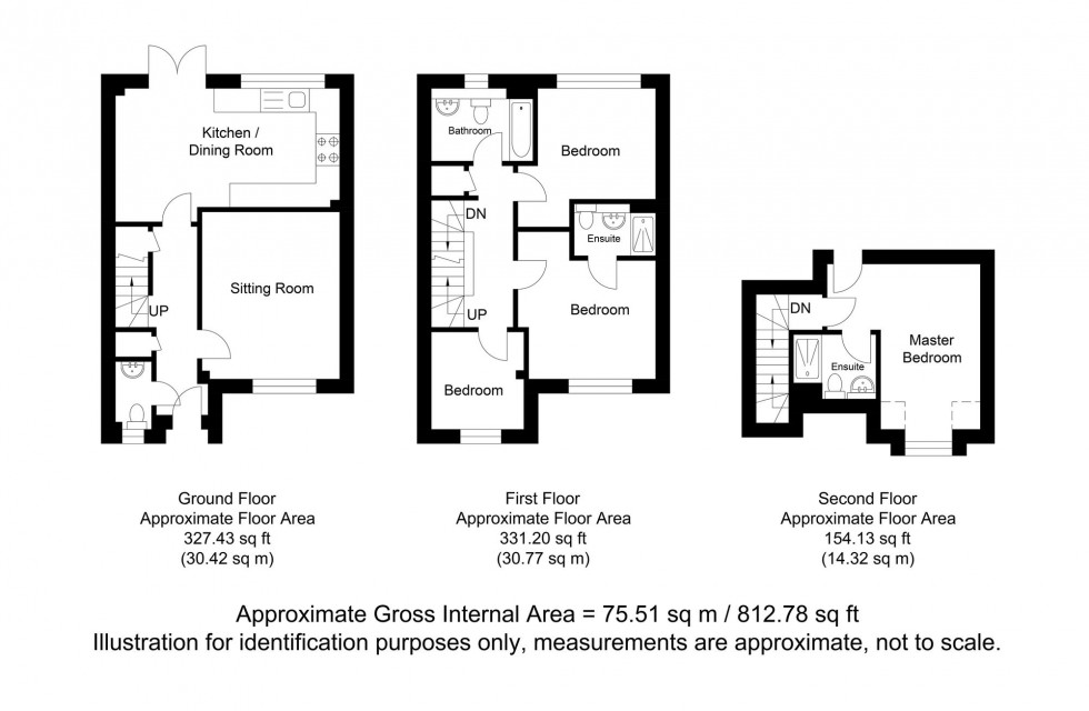 Floorplan for Coombe Edge, Crowborough, TN6