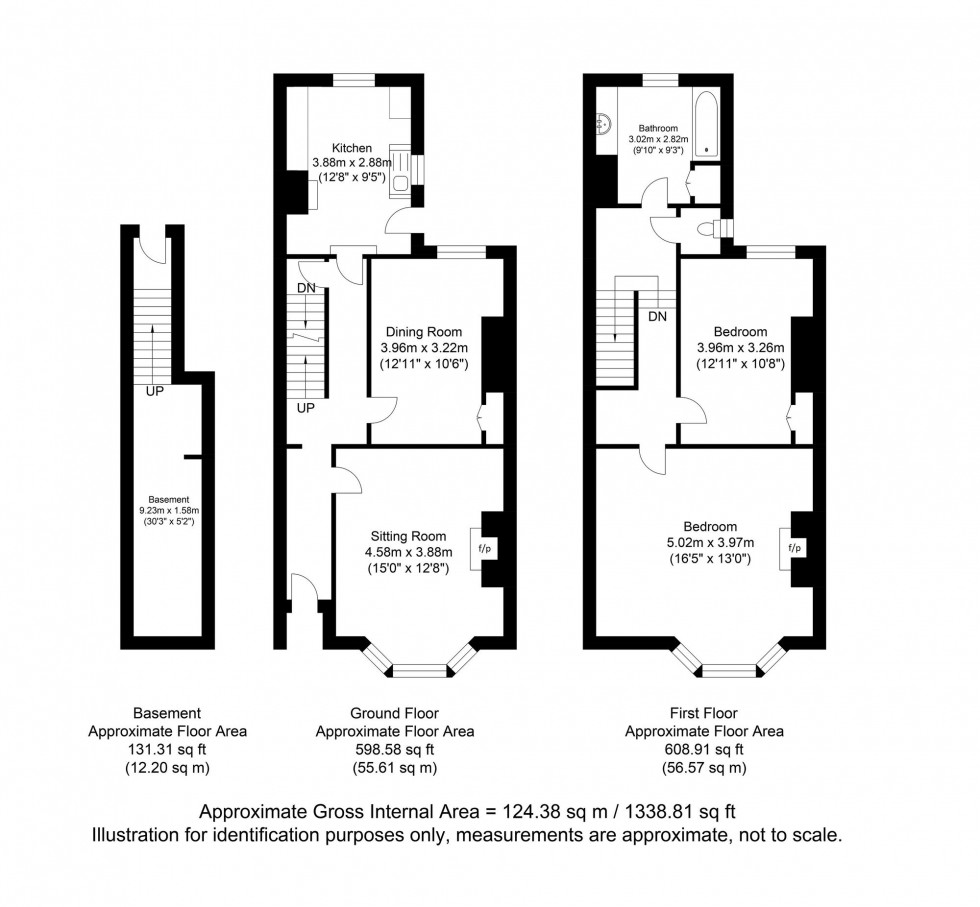 Floorplan for St. Johns Hill, Lewes, BN7