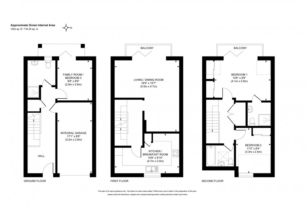 Floorplan for Priory Mews, Haywards Heath, RH16