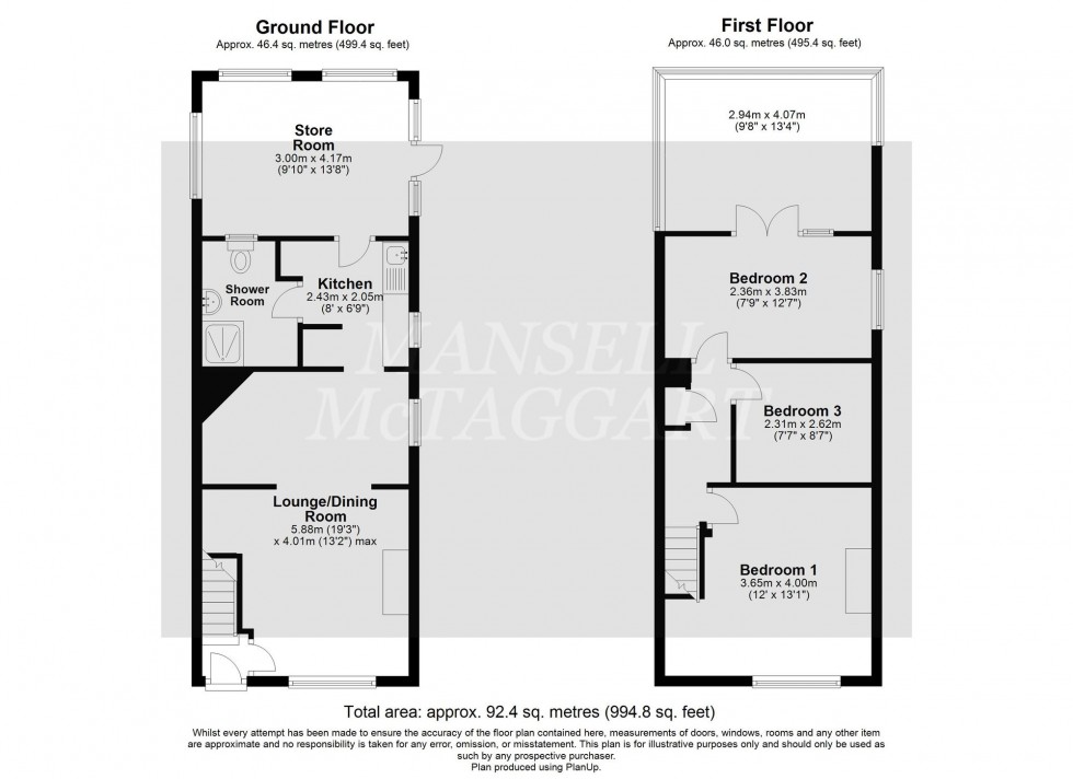 Floorplan for Selsfield Road, West Hoathly, RH19