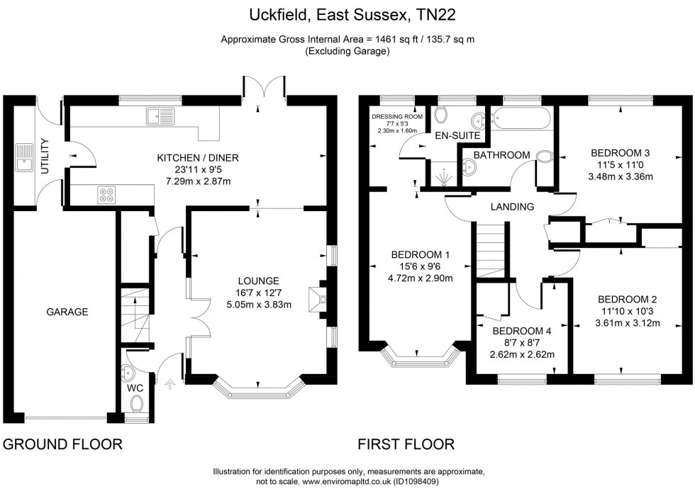 Floorplan for Swallow Court, Ridgewood, TN22