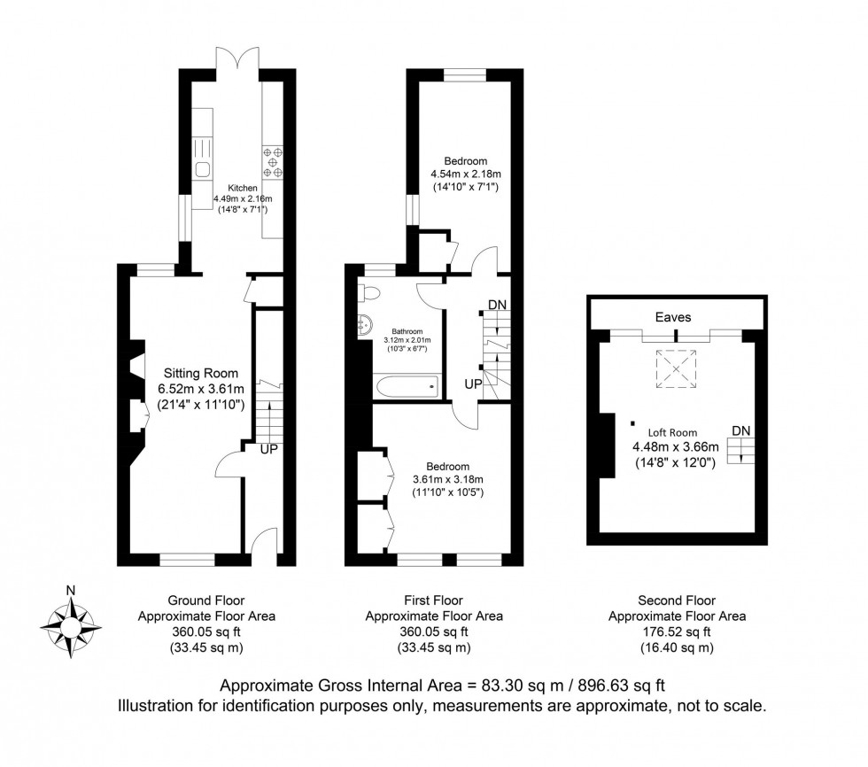 Floorplan for The Course, Lewes, BN7