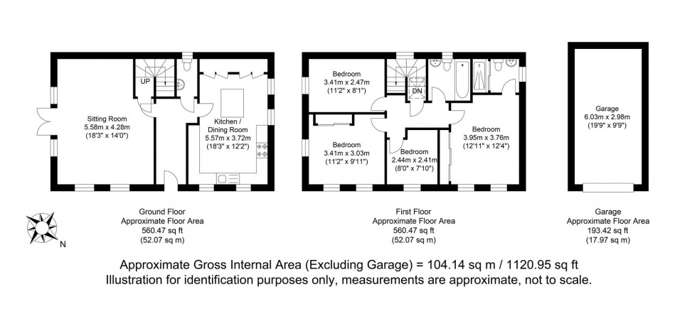 Floorplan for Kings Road, Ringmer, BN8