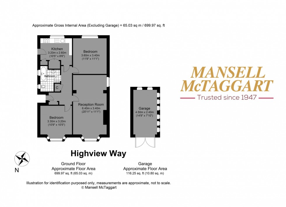 Floorplan for Highview Way, Brighton, BN1