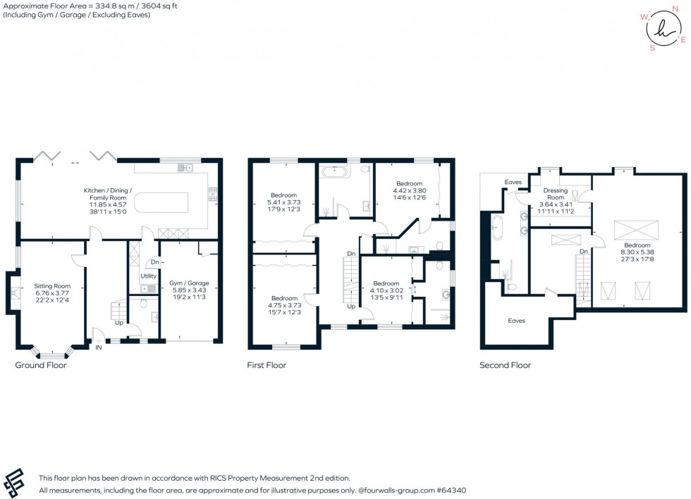 Floorplan for Appletree Close, Burgess Hill, RH15