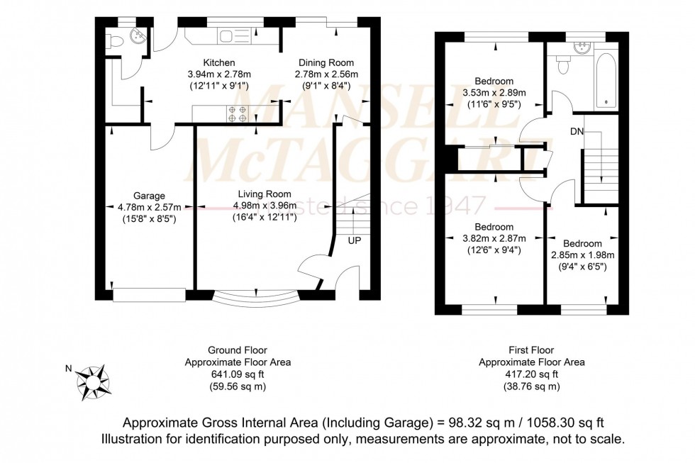 Floorplan for Heathfield, Crawley, RH10