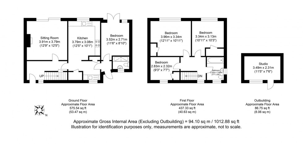 Floorplan for Stansfield Road, Lewes, BN7