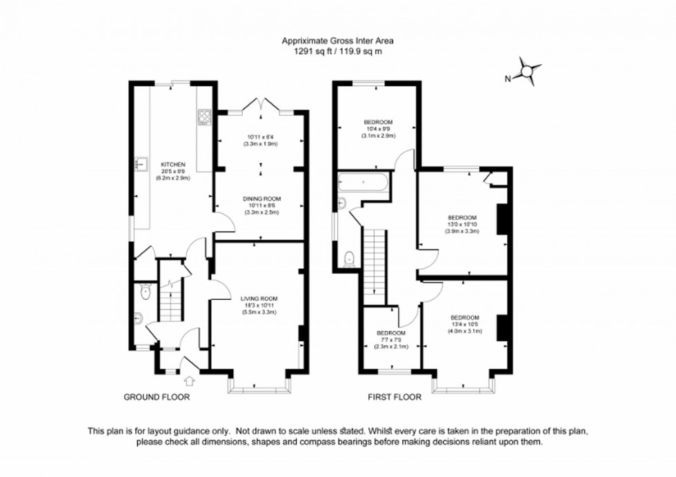 Floorplan for Wood Ride, Haywards Heath, RH16