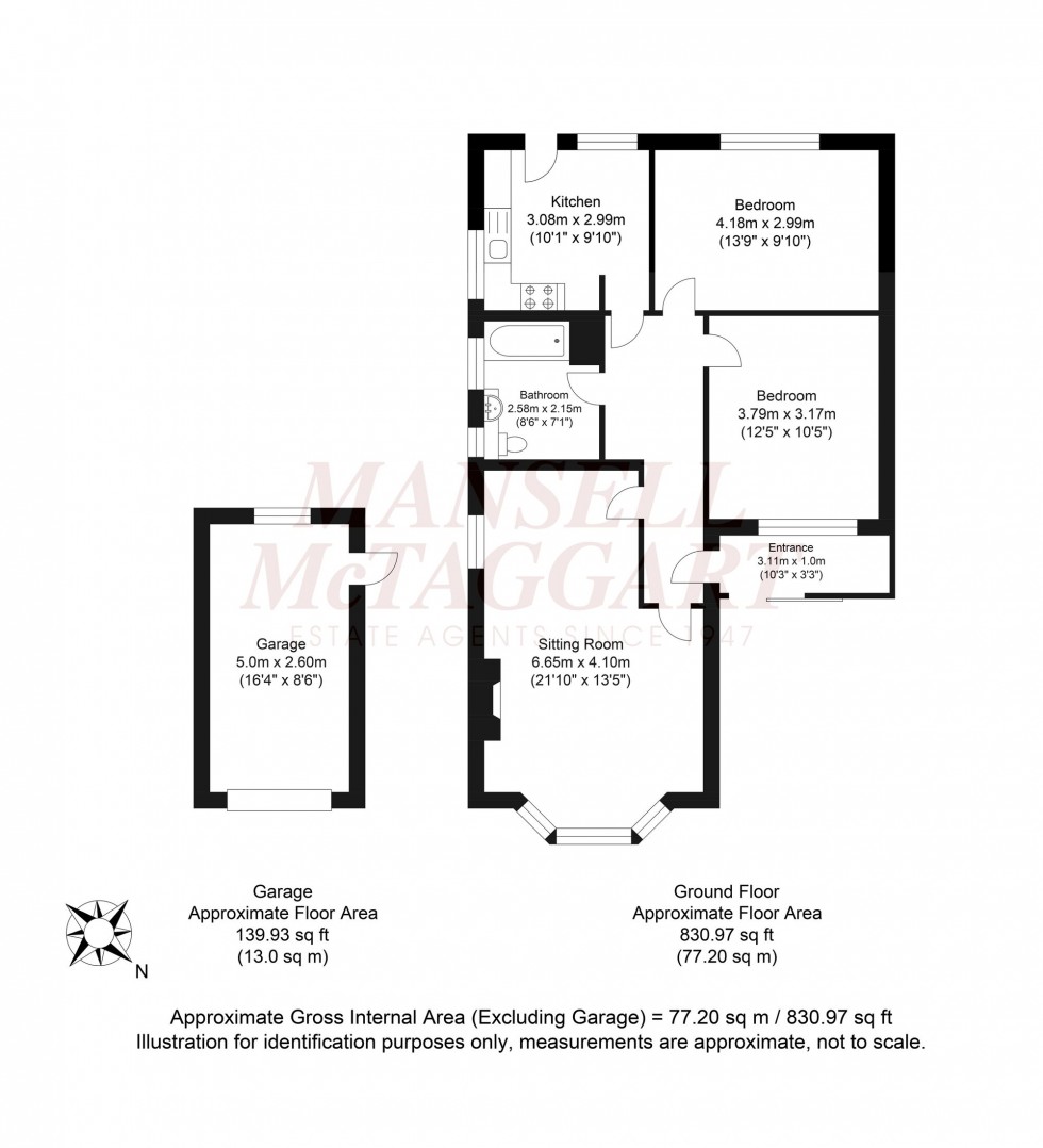 Floorplan for Treadcroft Drive, Horsham, RH12